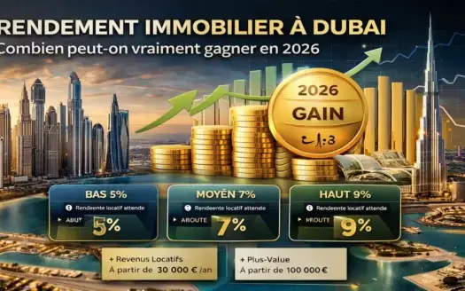 rendement immobilier dubai investissement locatif dubai